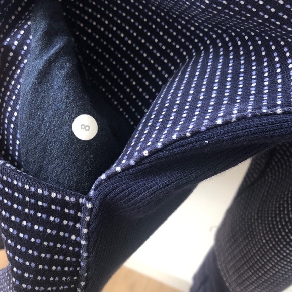 Lululemon Scuba Hoodie III in Double Dot Naval Blue Lullaby Naval Blue, Size 8 - Picture 5 of 14